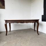 Table de ferme bureau noyer XIXème