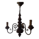 wooden chandelier turns and leiton