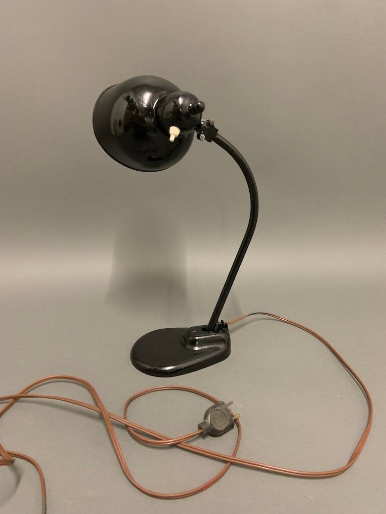 Old black modernist lamp 1930