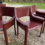 Fauteuils Chaises cuir De Couro Brazil cab413 Cassina