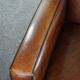 A very beautiful set of 2 Art Deco design armchairs in sheep leather