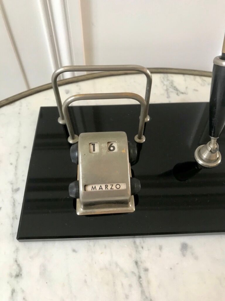 Date pencil holder Italian 50s