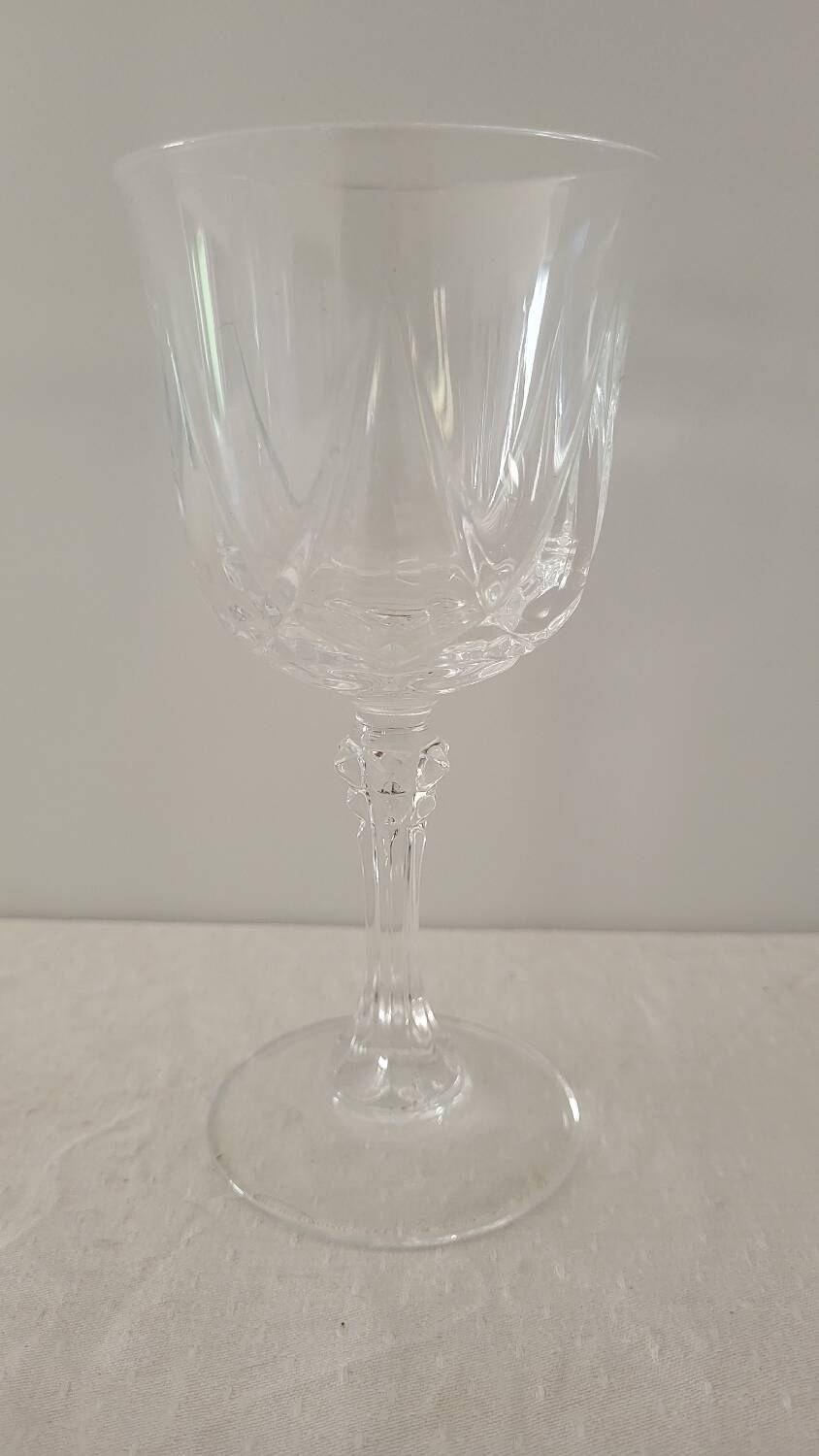 Crystal carved glasses
