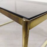 Golden sofa end table