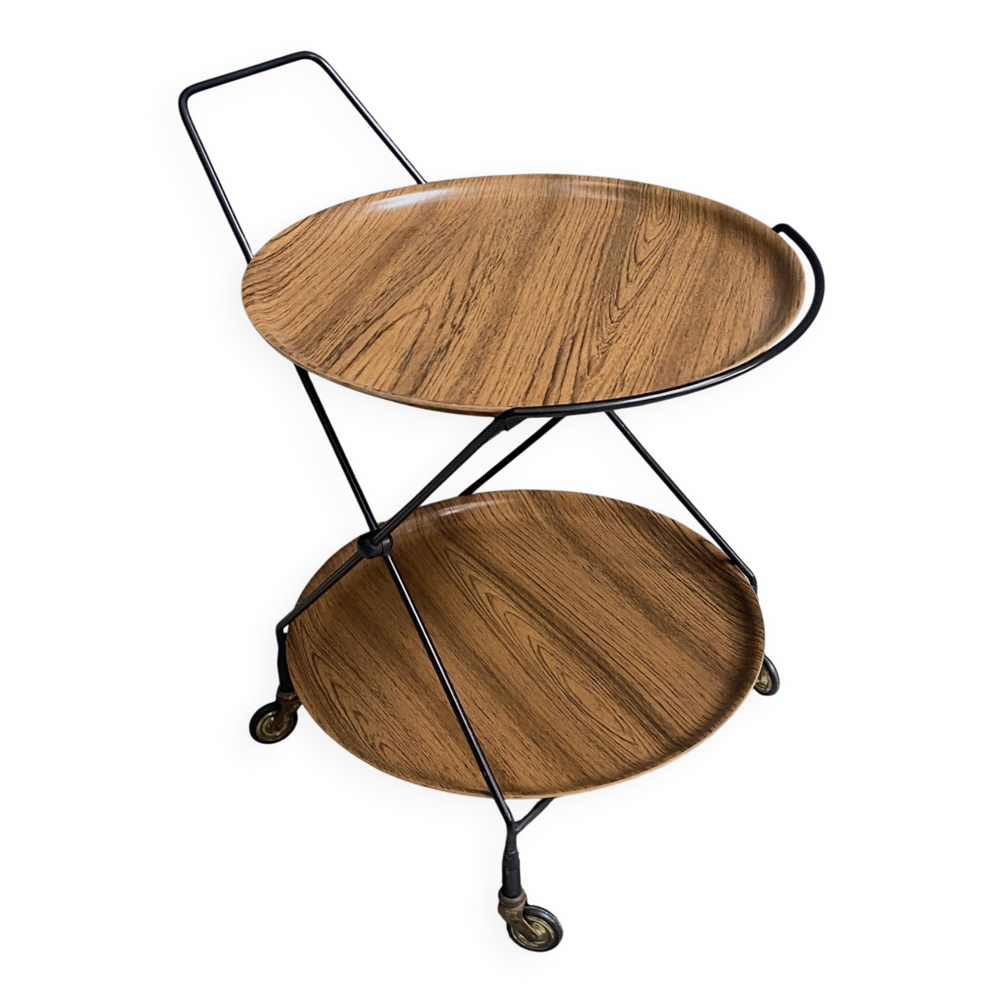 Serving Trolley attributed to Paul Nagel for Jie Gantofta, Sweden 1960s