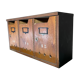 Block of 3 mailboxes from the 70s/80s
