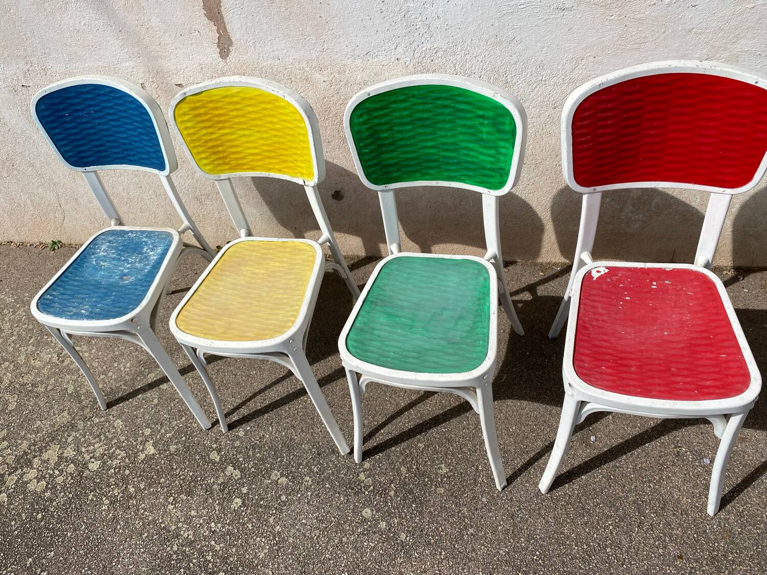 Set of 4 gaston viort chairs