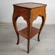 Louis XV side table in marquetry