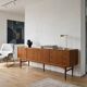 Scandinavian teak enfilade from the 1960s / 222cm in length.
