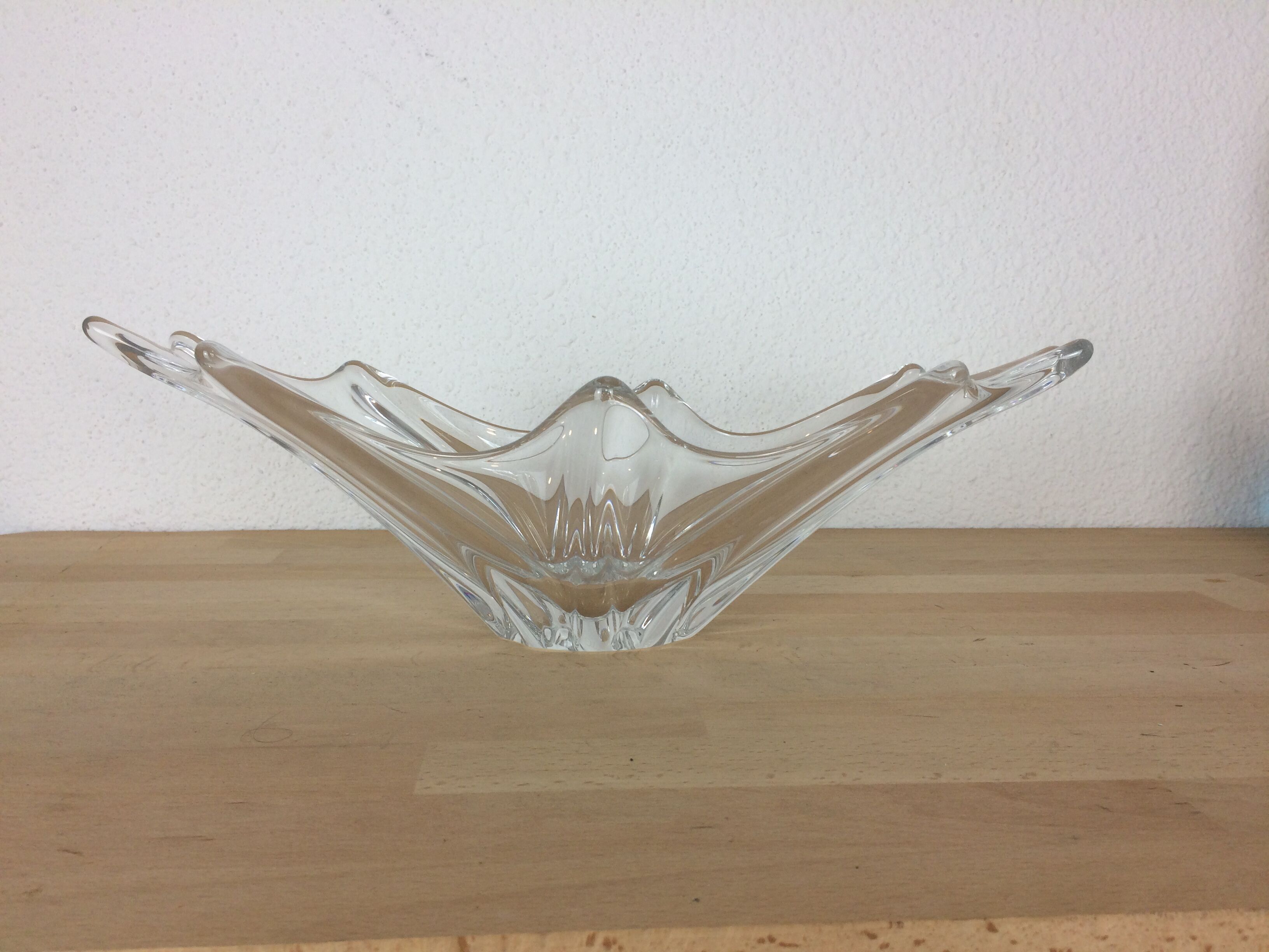Coupe à fruit en cristal Daum
