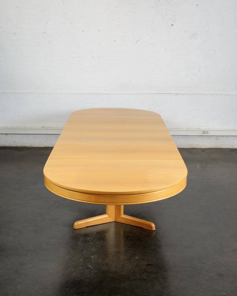 Light oak dining table