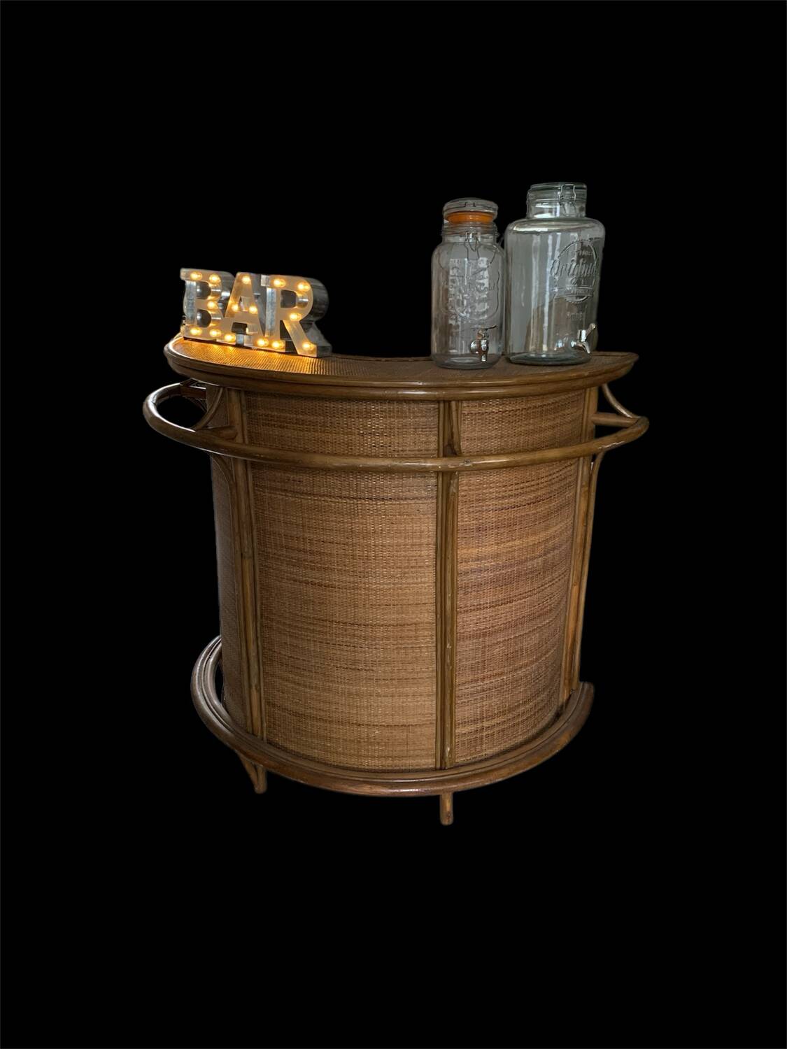 Bar rotin vintage