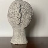 Bust in reconstituted stone