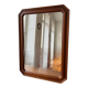 Antique wooden framed mirror
