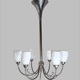 Chandelier mid century modern 6 fire