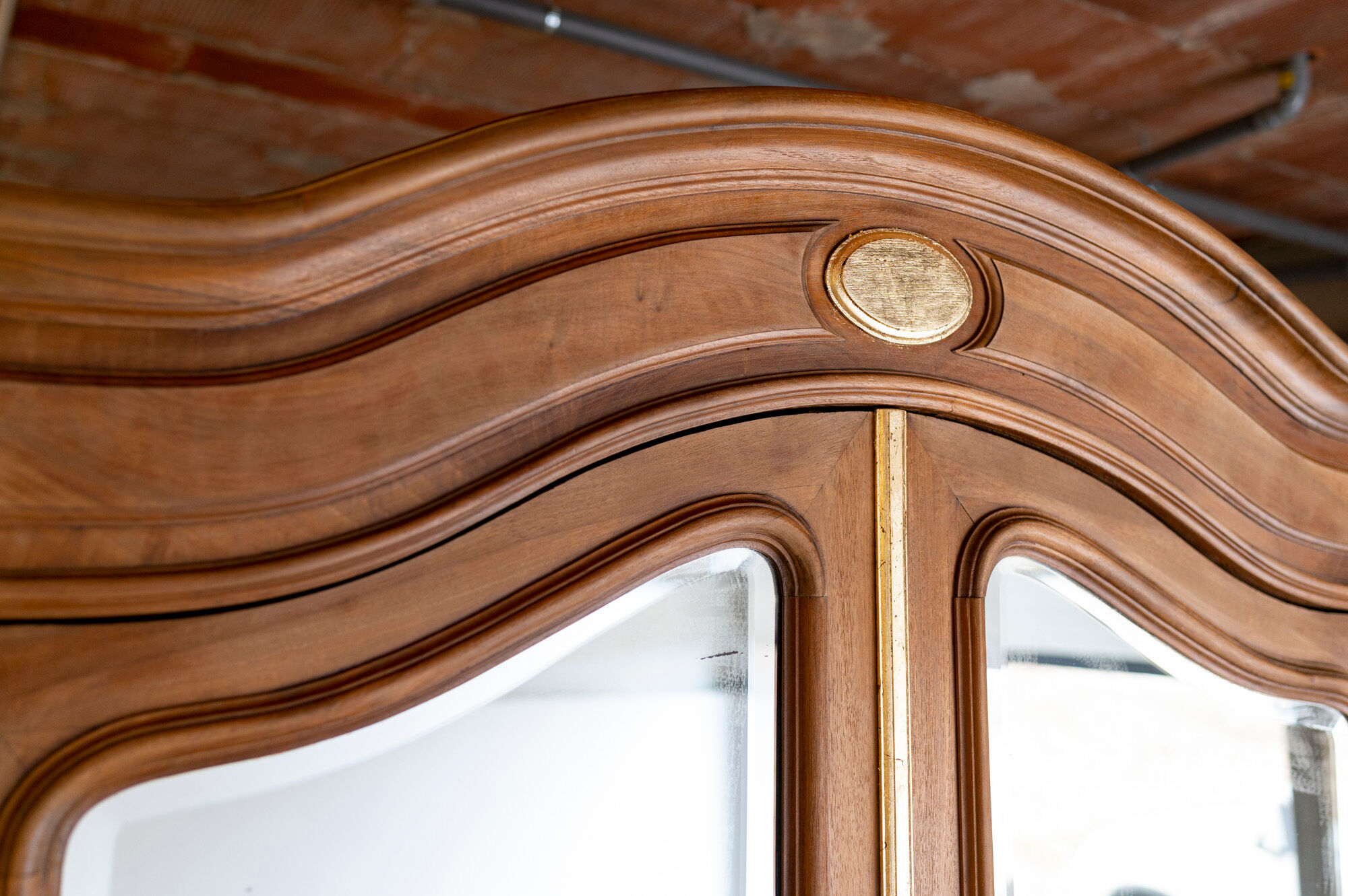 Large antique wardrobe