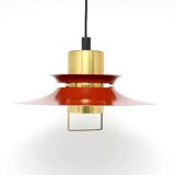 Burgundy vintage Vitrika, Denmark 1960s