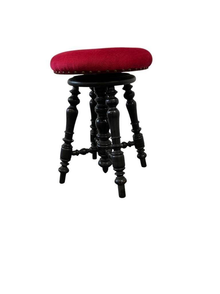 Vintage piano stool / stool / stool