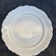 6 flat plates in white earthenware edge scalloon scalloon schumann arzberg germany vintage