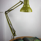 Green Adjustable Achitect Table Lamp, 1970s