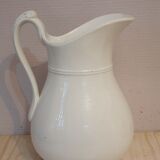 Antique pitcher pitcher in white porcelain