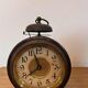 Antique wooden alarm clock / table clock