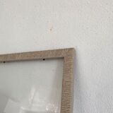 Glazed wood frame nude drawing on paper