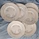 Set of 6 “Butterflies” dinner plates by Wood & Sons Burslem England