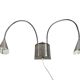 Hala Zeist - flexible arms - brushed aluminium - post modern - 80's