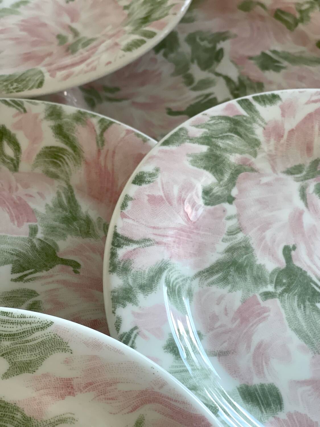 6 Quadrifoglio dessert plates.