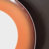 12 Space Age dinner plates from the 70s in porcelain from the Manufacture Royale De