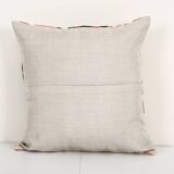 Pastel tashkent suzani square patchwork pillow case made from a 19th century suzani - uzbek abstract