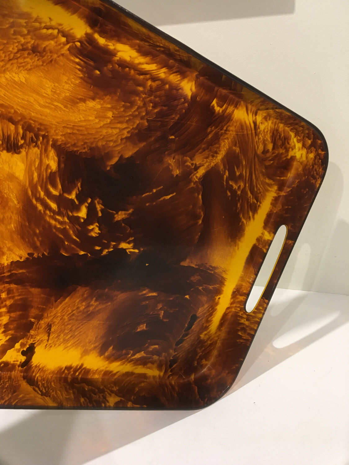 70s lucite tray