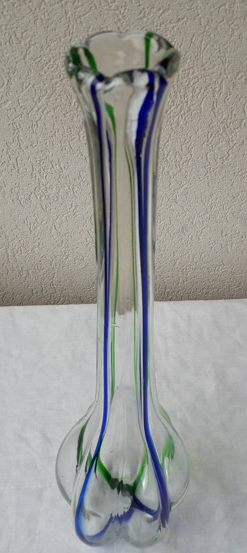 Murano glass soliflore vase