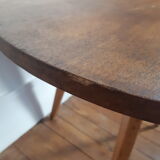 Vintage compass foot coffee table