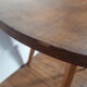 Vintage compass foot coffee table