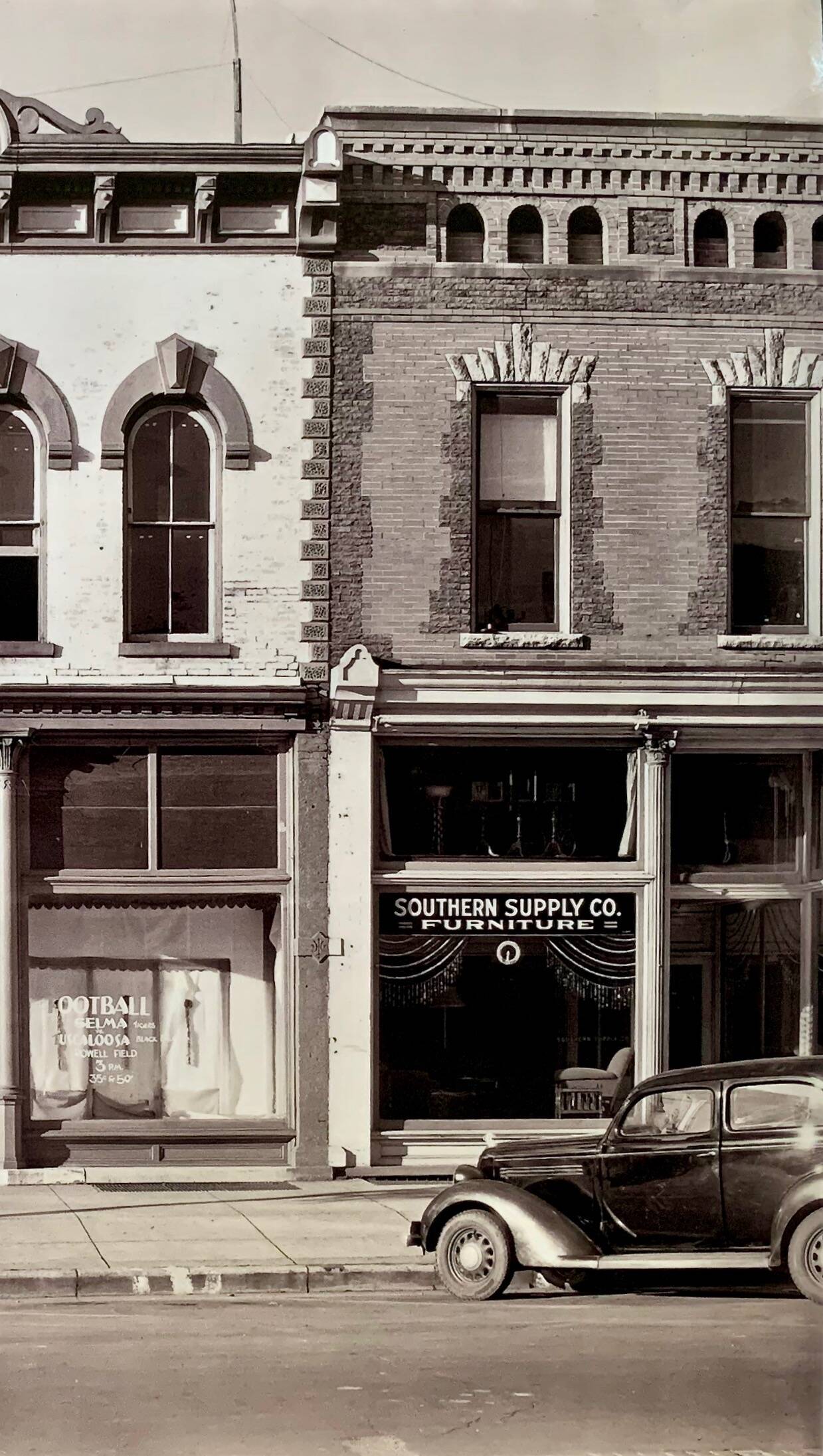 Black and White Fine Art Photography – Walker Evans, Main Street Block, Selma