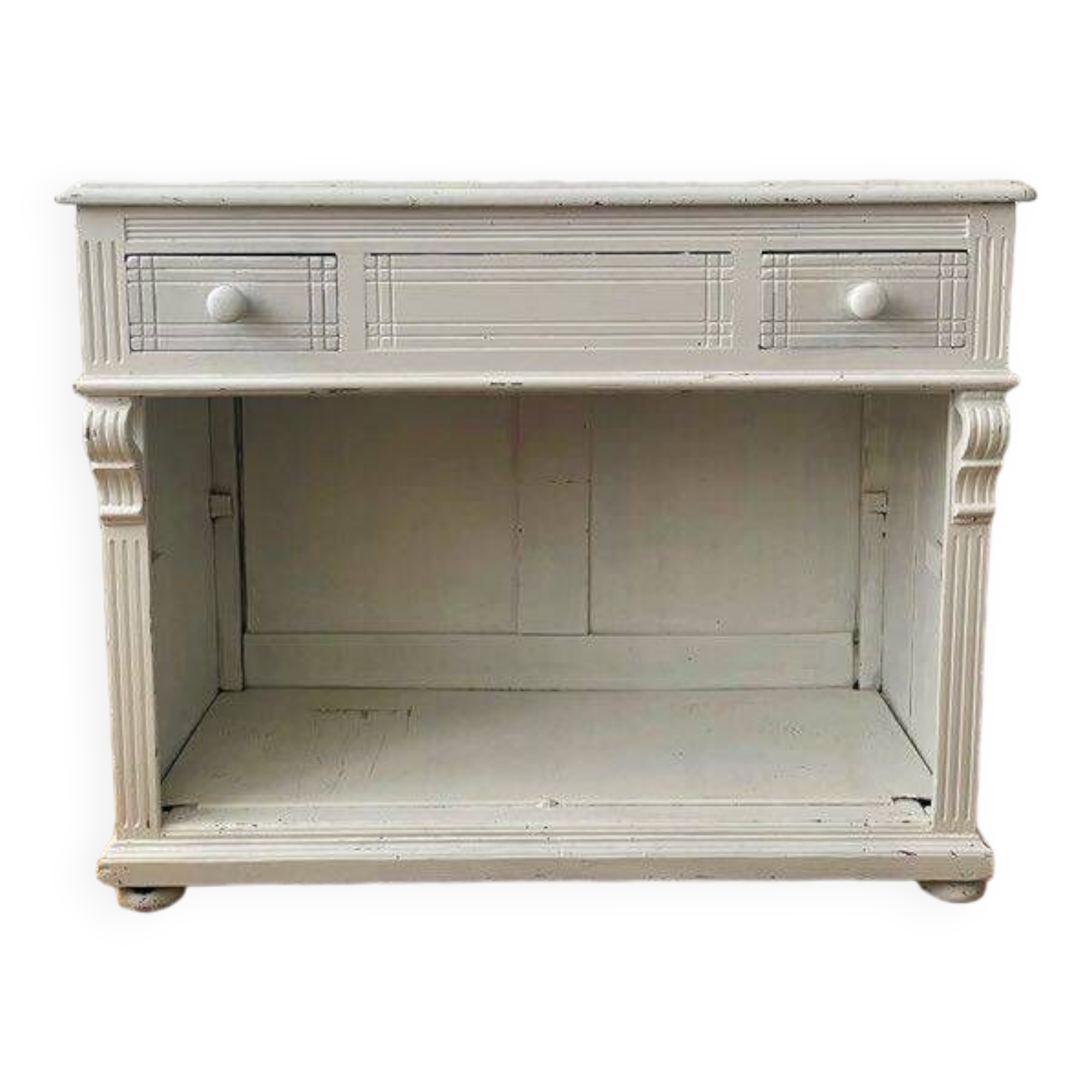 Parisian buffet in restored solid wood