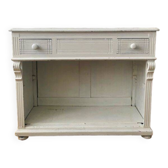 Parisian buffet in restored solid wood