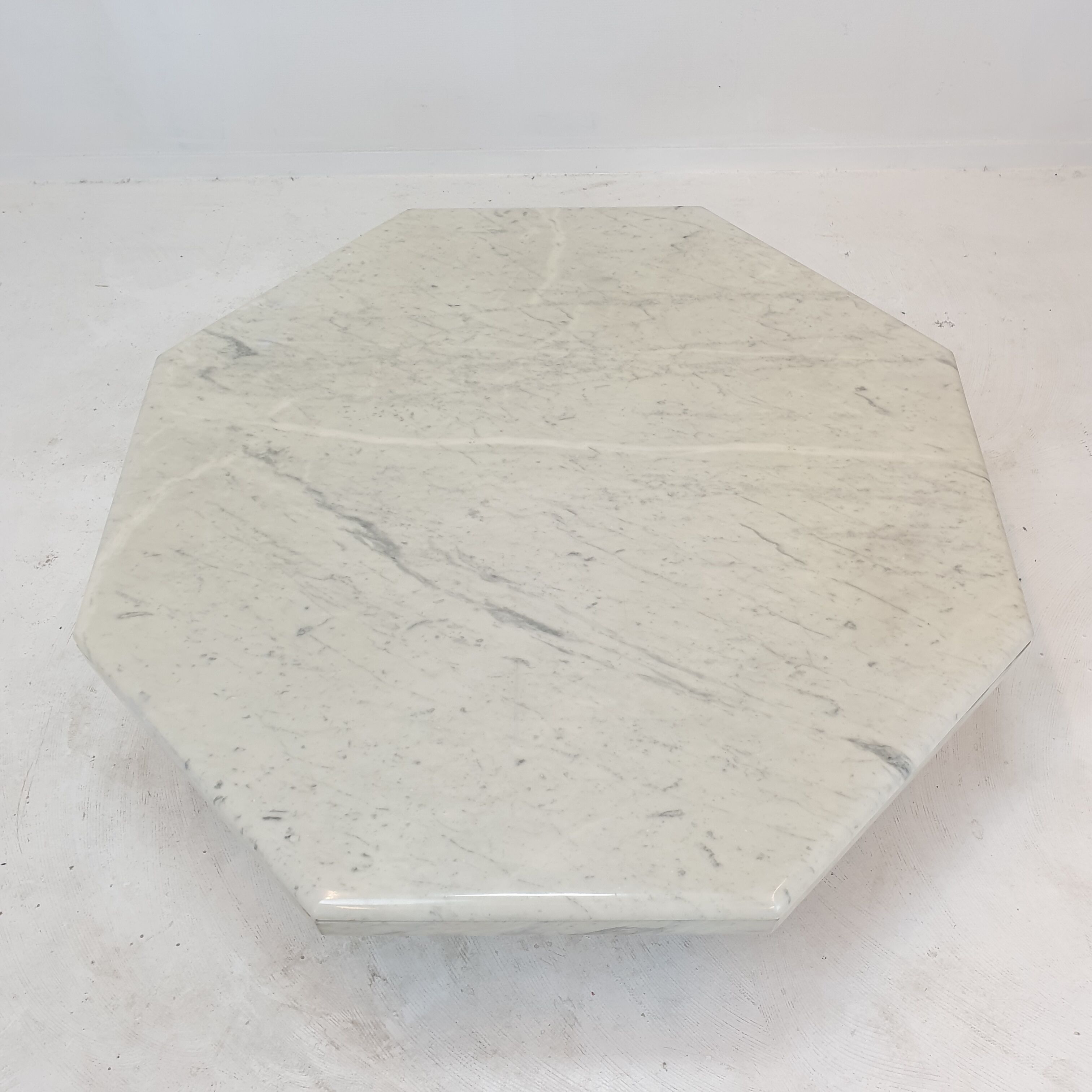 Italian Marble Octagon Coffee Table, 1980's