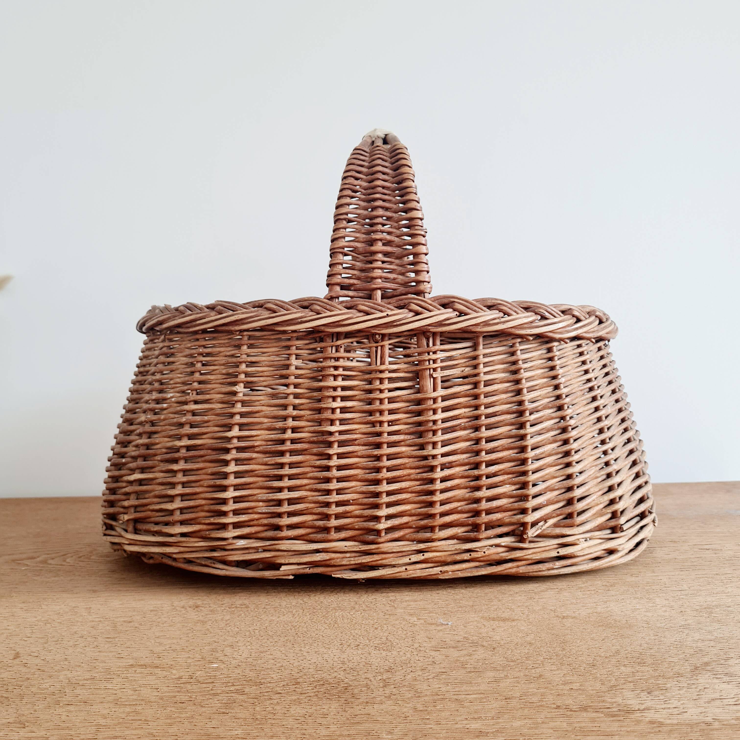 Vintage wicker basket