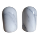 Marble salt and pepper shakers
