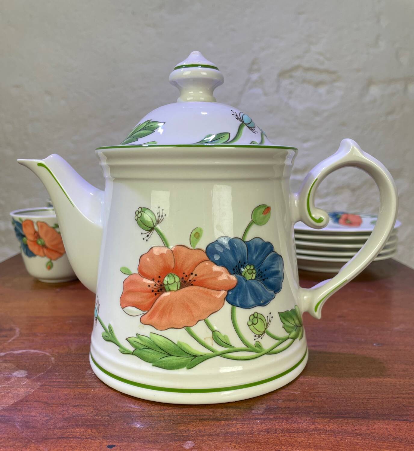Villeroy and Boch tea service Amapola model