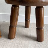 Wooden tripod stools