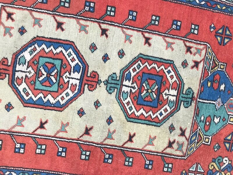 Nice Turkish vintage rug Kars handmade - 105x153