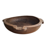 Large antique wooden bowl