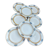 Assiettes plates Longwy