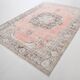 Soft Pink Handmade Vintage Persian Rug, 219x314Cm
