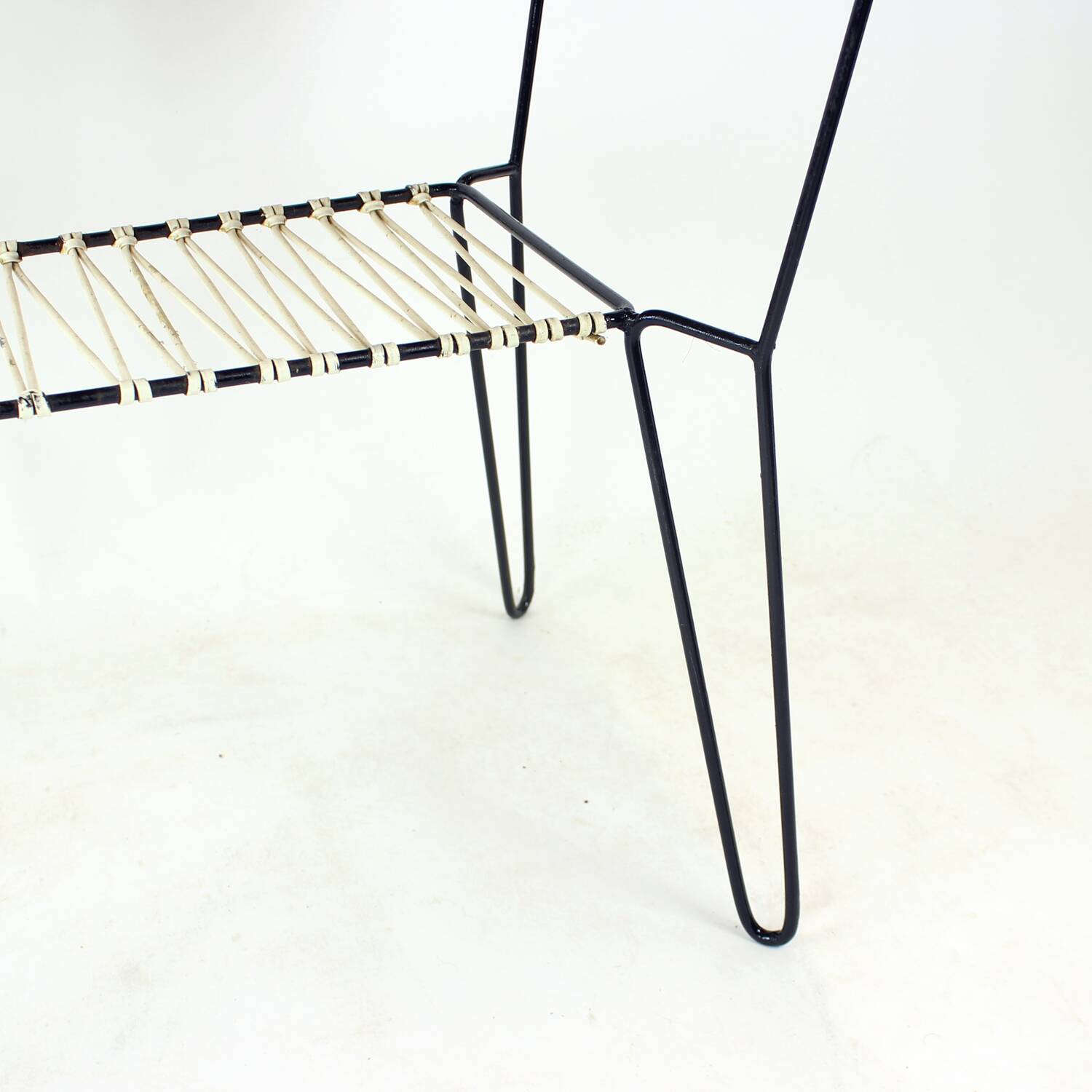 Coffee Table With Metal Base, Czechoslovakia 1960s
