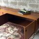 Vintage Scandinavian low sideboard in teak, 1970.